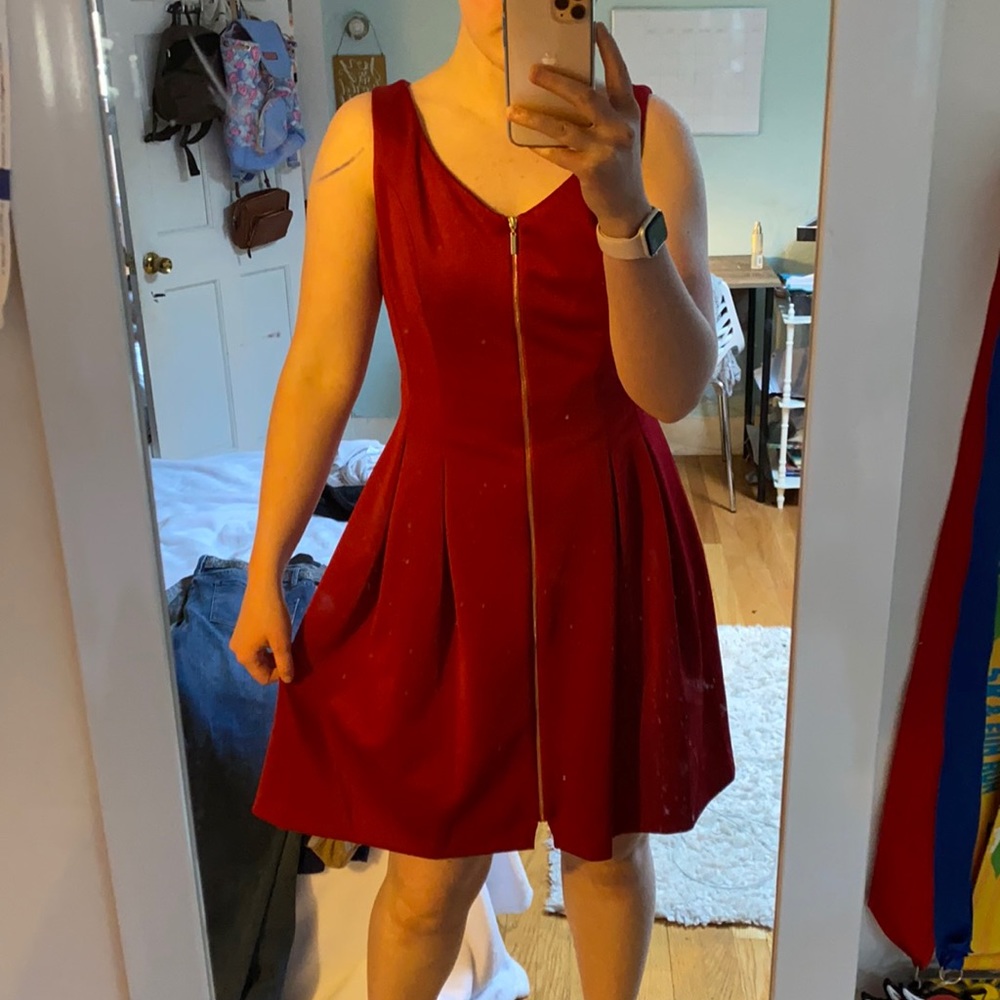 A red dress